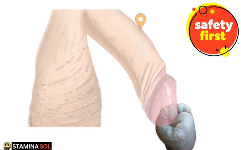 image of an anal penetration and the safety measure
